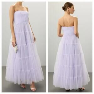 Zac Posen Strapless Tulle Gown Size 2